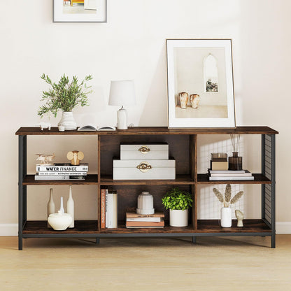 Goflame Industrial TV Stand for TVs up to 65 Inch
