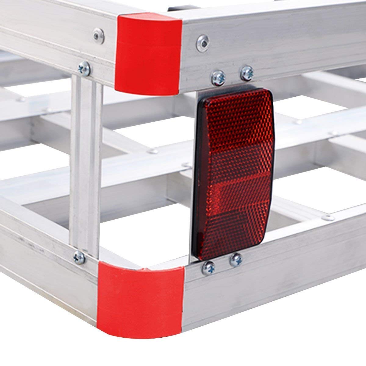 GOFLAME 60" x 22" Aluminum Hitch Mount Cargo Carrier