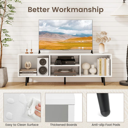 Goflame Modern TV Stand for TVs up to 55"