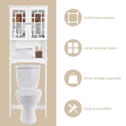 Goflame Over-The-Toilet Bathroom Storage Space