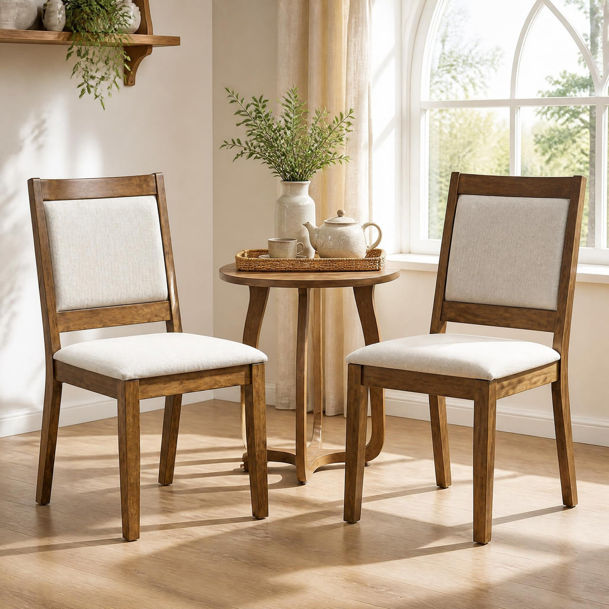 GOFLAME Upholstered Dining Chairs Set of 2/4