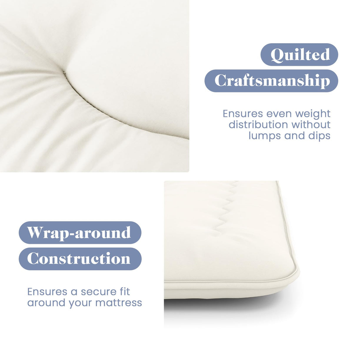 Goflame Japanese Floor Mattress, 4 Inch Futon Mattress with Washable Cover & Storage Bag