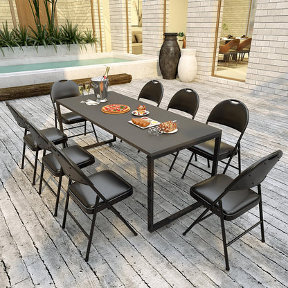 Goflame Party Chairs with Metal Frame for Indoor Outdoor