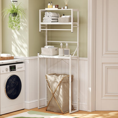 Goflame 3-Tier Over The Toilet Storage 64" Tall Freestanding Space Saver Bathroom Shelves