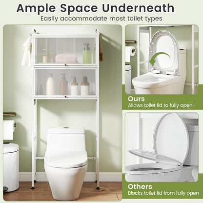 Goflame Over The Toilet Storage Cabinet for Restroom