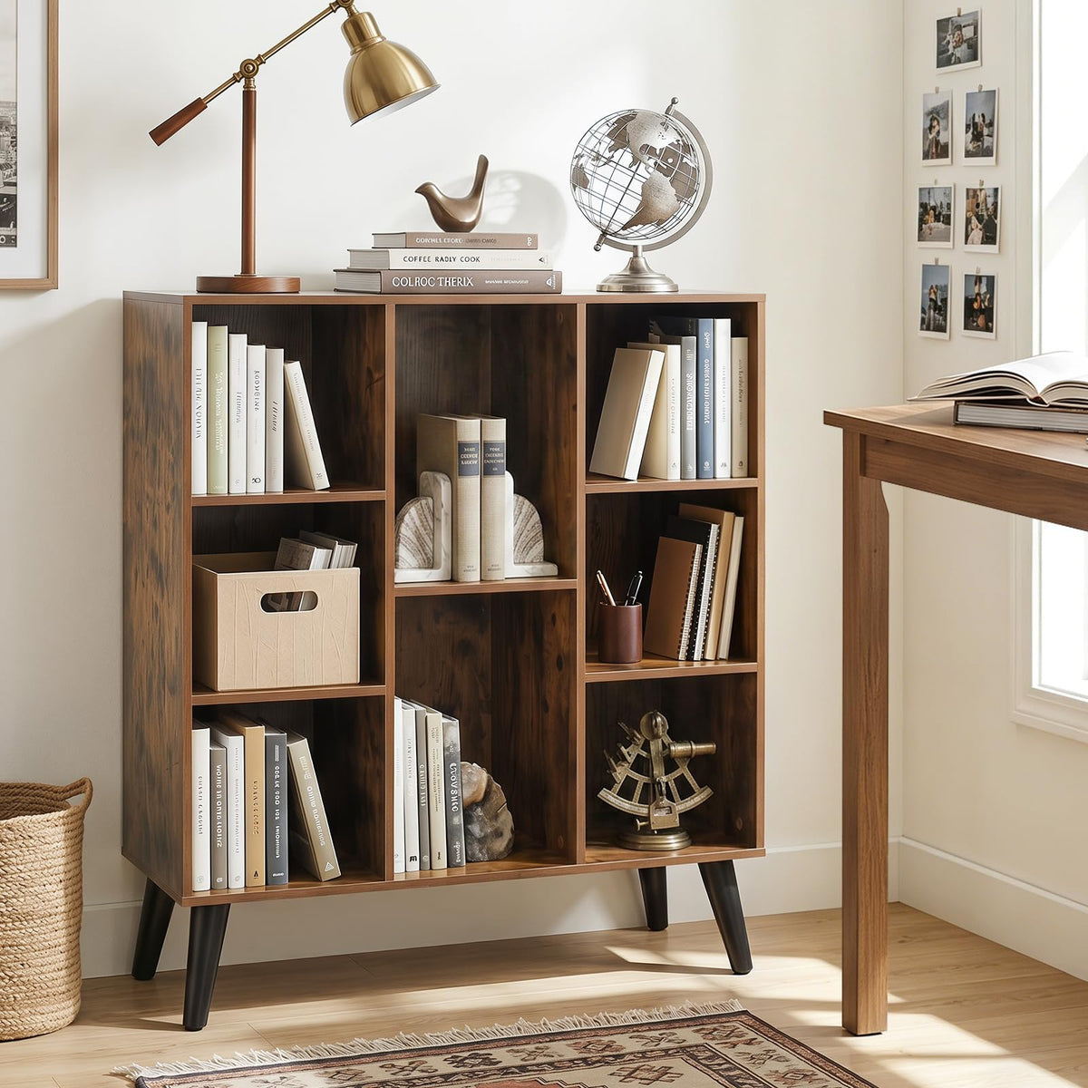 Goflame 8 Cube Bookshelf for Living Room & Home Office