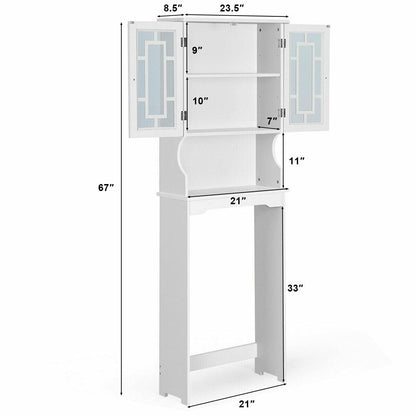 Goflame Over-The-Toilet Bathroom Storage Space