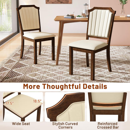 Goflame Upholstered Dining Chairs Set of 2/4