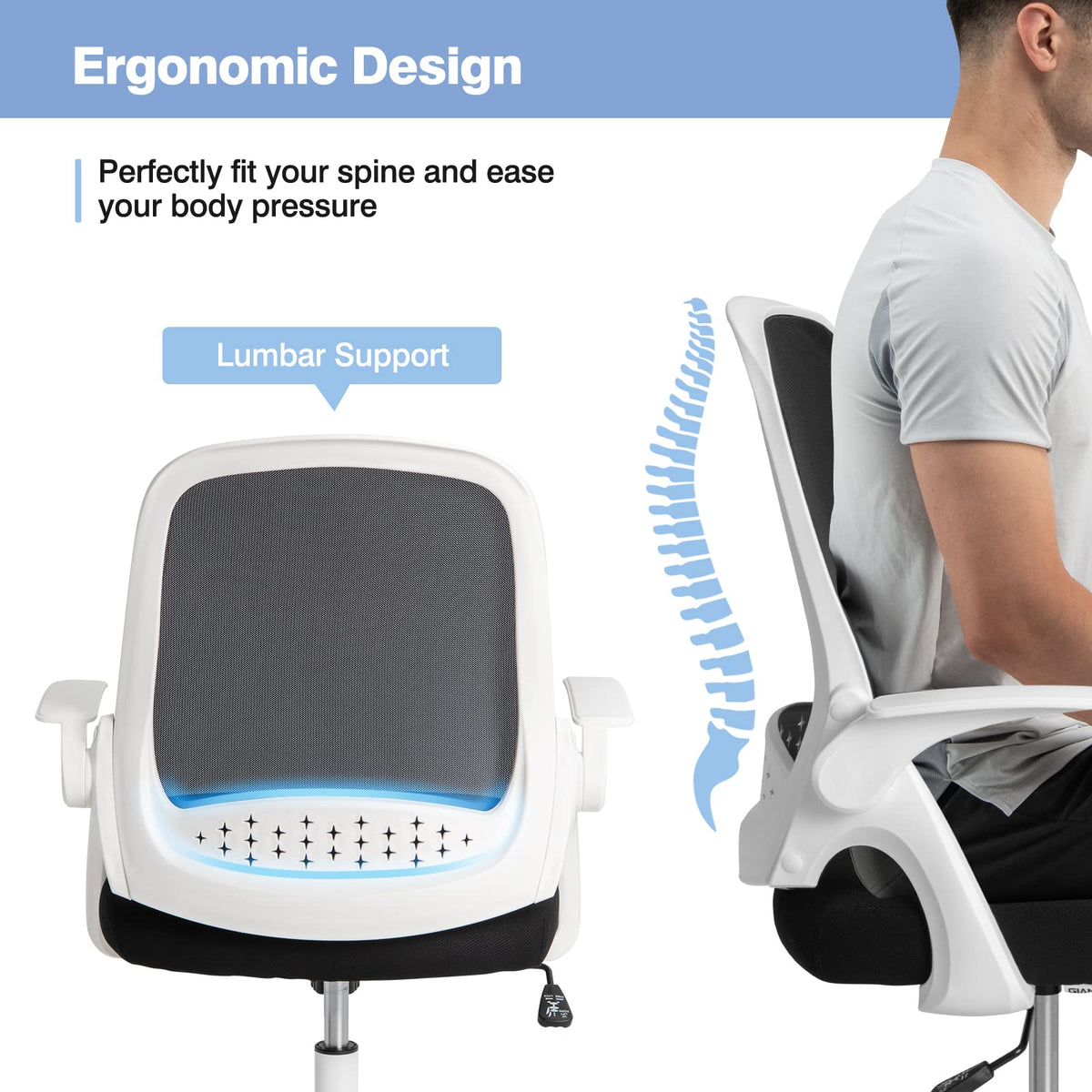Goflame Office Chair, Ergonomic Desk Chair