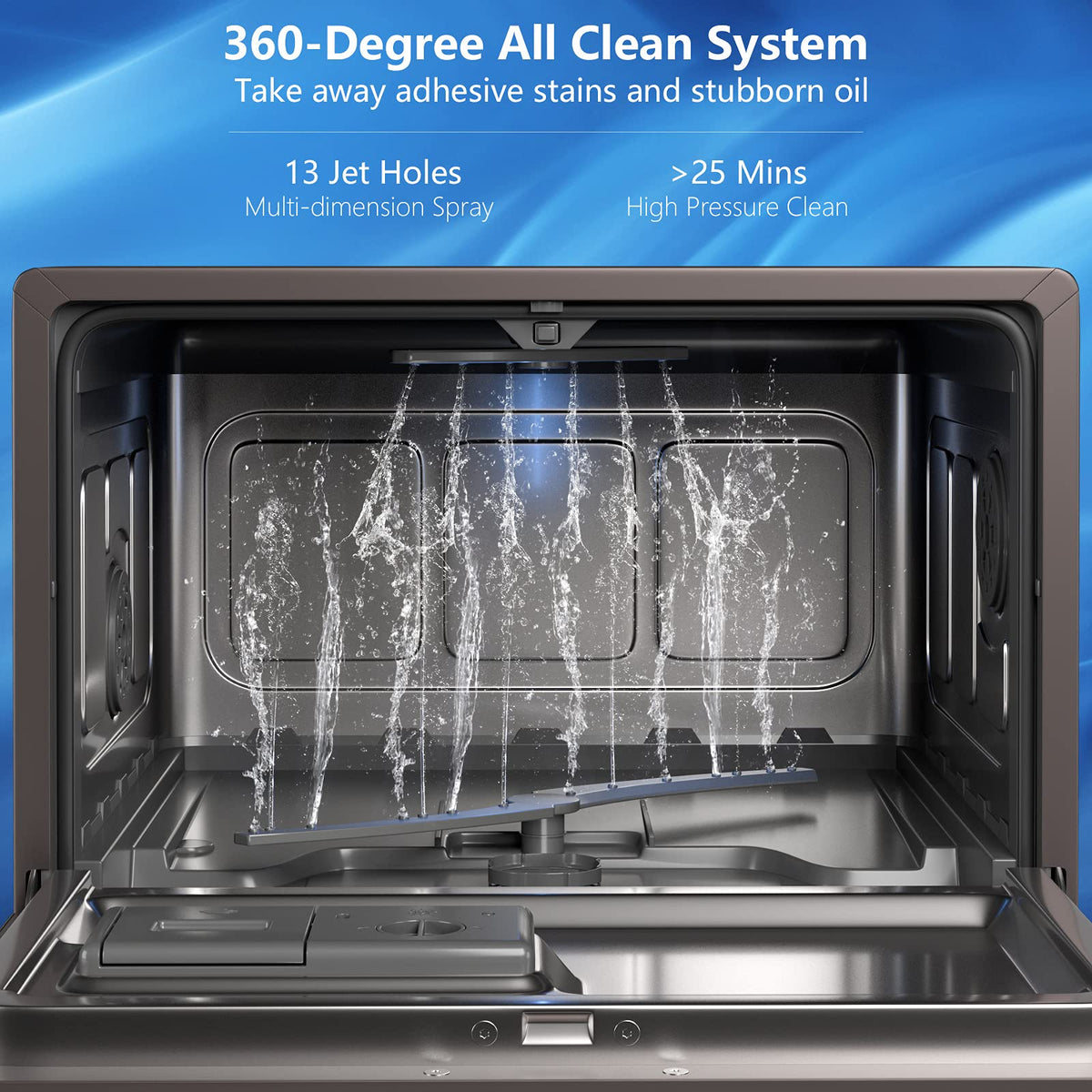 GOFLAME Countertop Dishwasher Portable for Homes