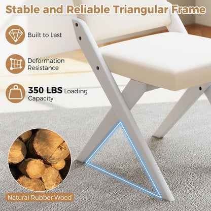 Goflame Wooden Dining Chairs