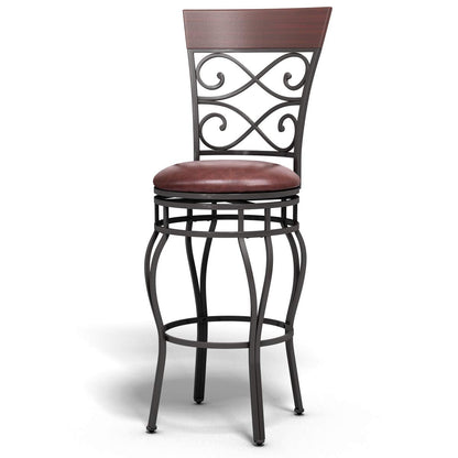 Goflame Bar Stools Set of 2/4, 360 Degree Swivel, 30" Counter Height Bar Stools