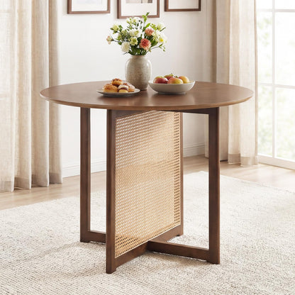 Goflame 37.5" Round Dining Table for Dinette Living Room