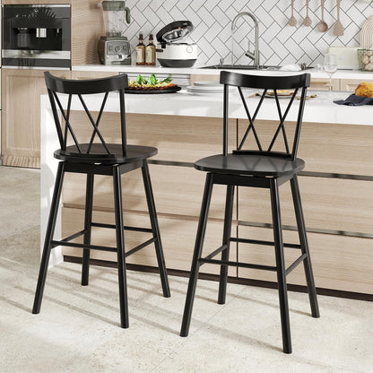 Goflame Windsor Bar Stools Set of 2/4(29"/24")
