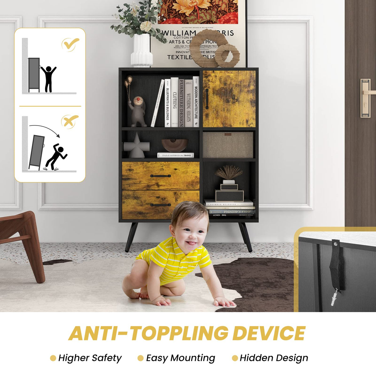 Goflame Buffet Cabinet with Storage