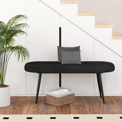 Goflame 47 inch Entryway Bench - End of Bed Bench