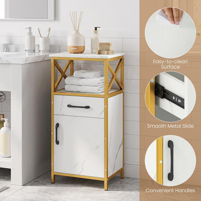 Goflame Bathroom Storage Cabinet with Drawer