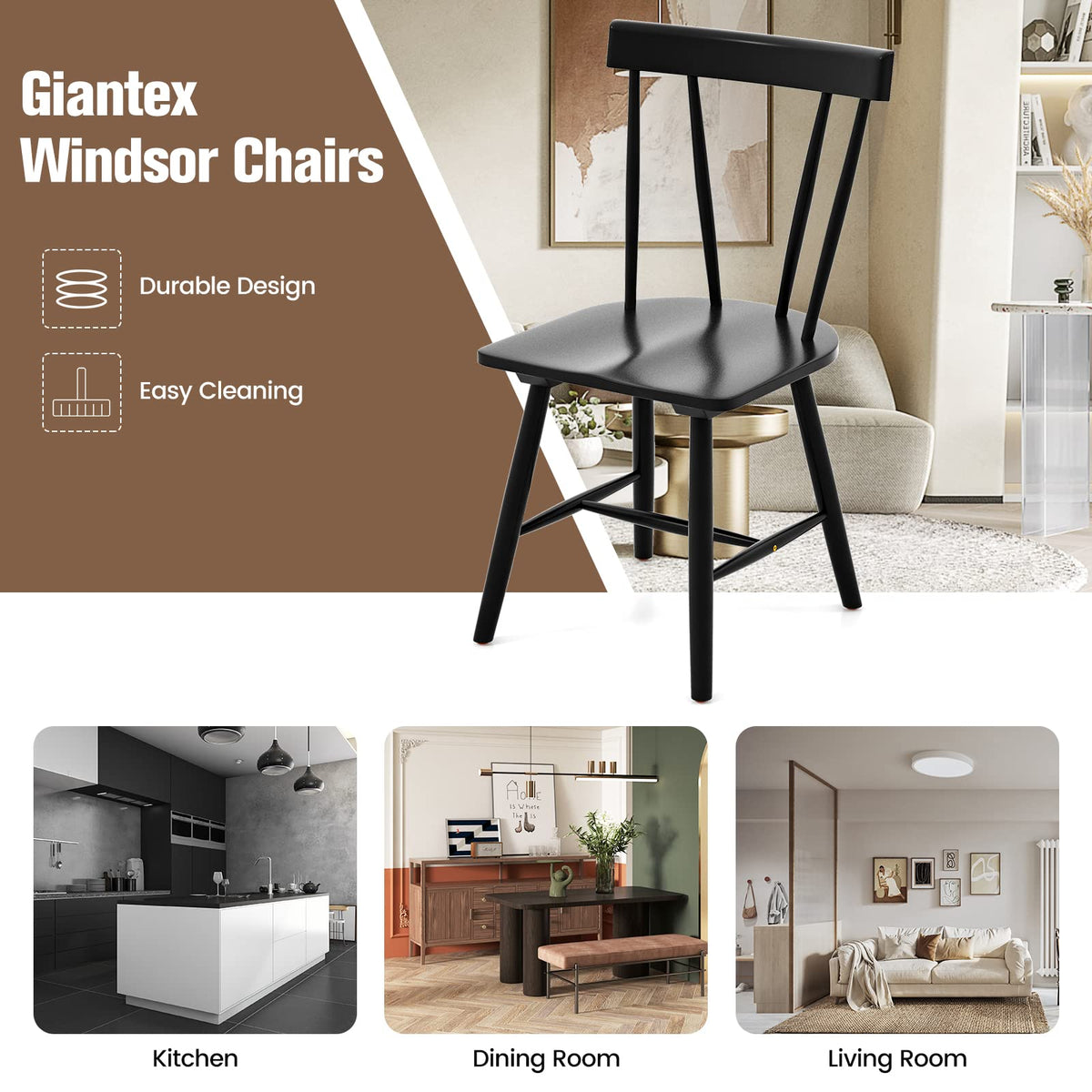 Goflame Windsor Chairs