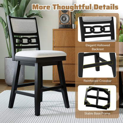 Goflame 25" Bar Stools Set of 2/4 Modern Counter Height Tall Chairs