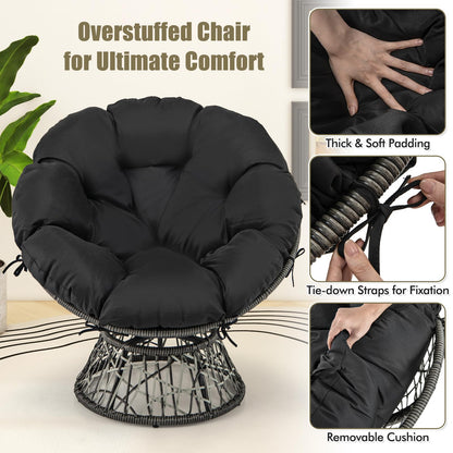 Goflame Swivel Oversized Living Room Chair