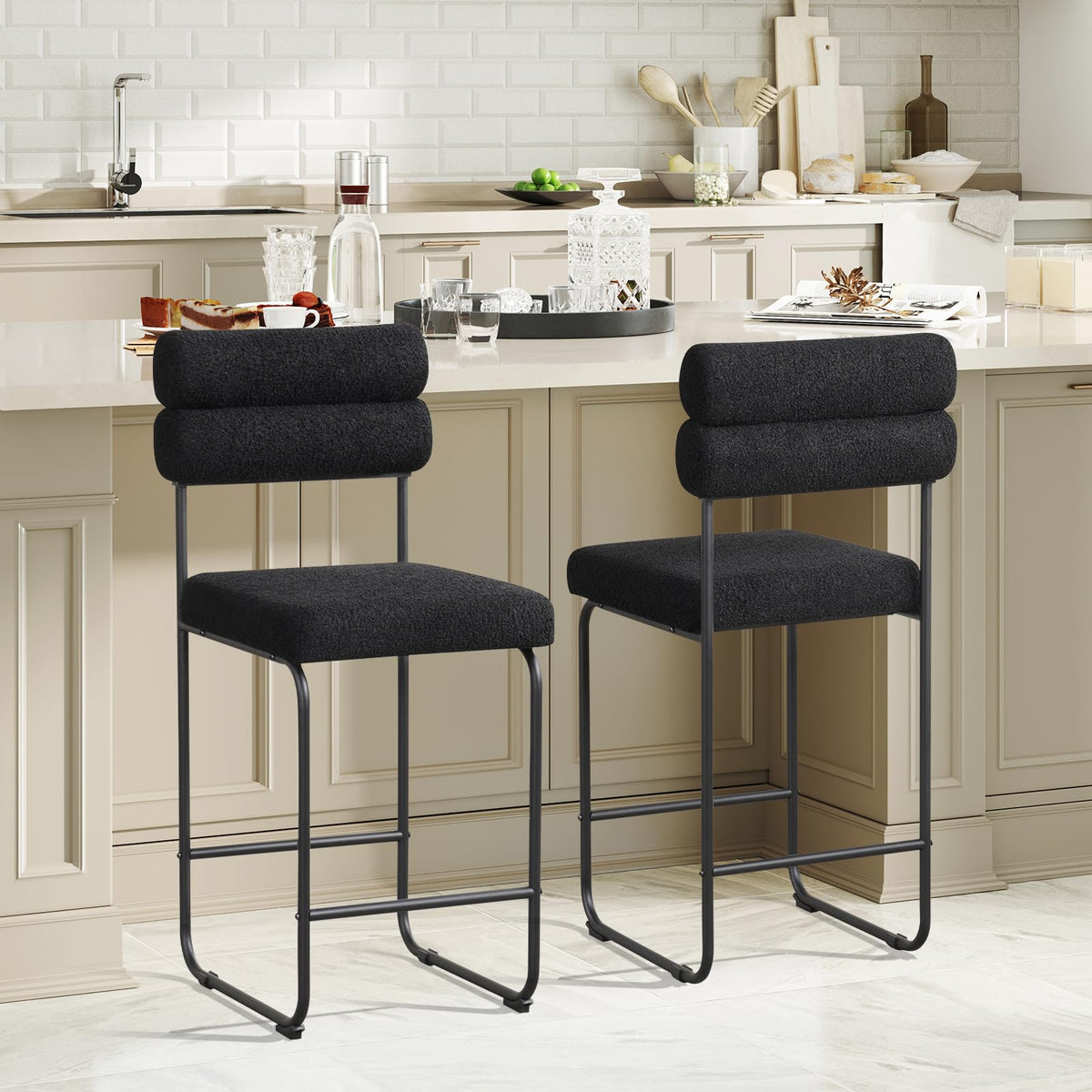 Goflame 26" Counter Height Bar Stools Set of 2/4