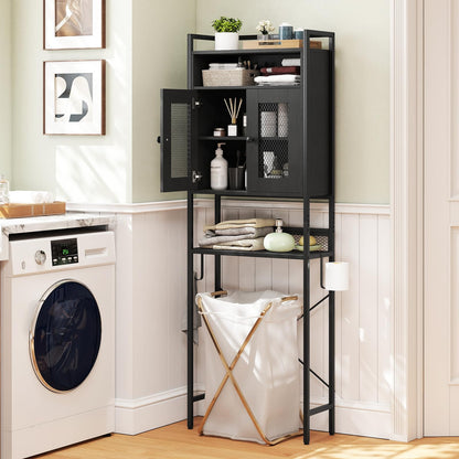 Goflame Over The Toilet Storage Cabinet for Laundry Room