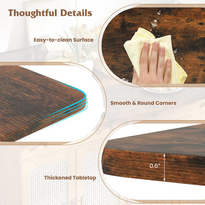 Goflame Universal Wood Table Top （48 x 24 inch）