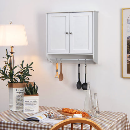 Goflame Bathroom Cabinet Wall Mounted - Over The Toilet Medicine Cabinet with Double Doors
