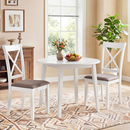 Goflame Modern Mid Century Dining Chairs Set of 2/4