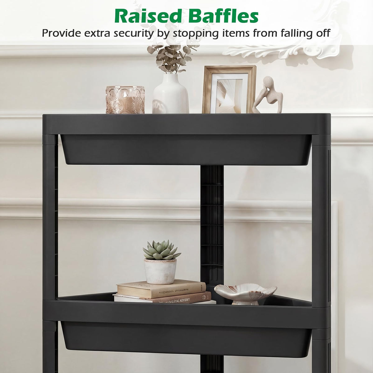 Goflame 3-Tier Corner Shower Caddy 2-Pack with Detachable Design