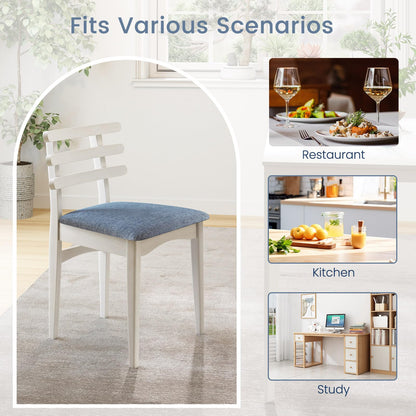 Goflame Wooden Dining Chairs Set