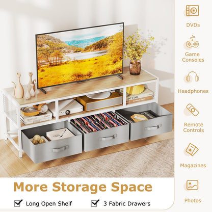 Goflame Dresser TV Stand for 65 Inch TV for Living Room Bedroom