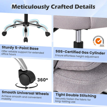 Goflame Office Executive Chair | Ergonomic Big High Back Computer Chair with Linkage Armrests