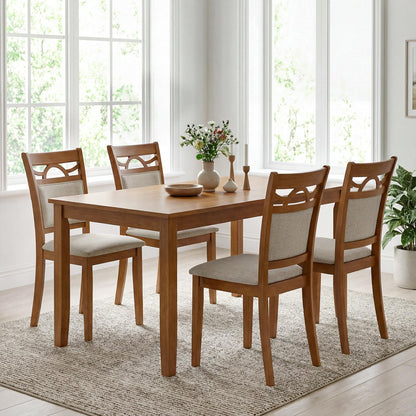 Goflame Wooden Dining Chairs Set of 2/4 for Dining Room