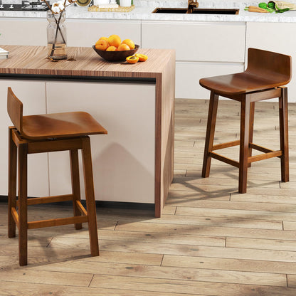 Goflame 24.5" Swivel Bar Stools Set of 2/4