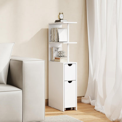 Goflame Slim Storage Cabinet Narrow Freestanding Bathroom Organizer