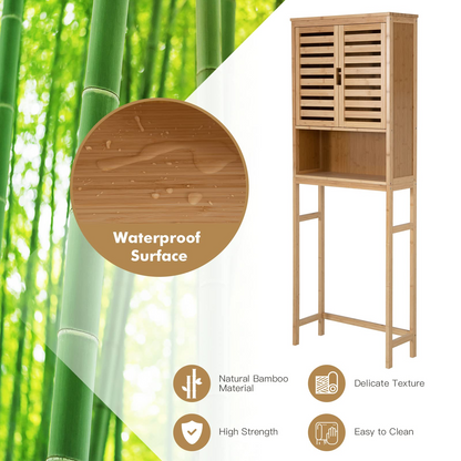 Goflame Over-The-Toilet Storage Cabinet