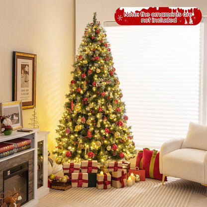 Goflame Pre-Lit Christmas Tree with 8 Lighting Modes