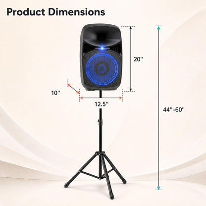 GOFLAME 10-Inch Bluetooth PA Speaker