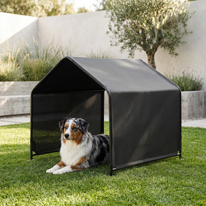 Goflame Outdoor Dog Shade Shelter with Waterproof Canopy