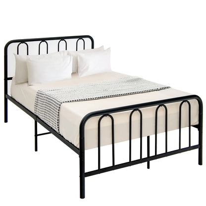 Goflame Full Size Metal Bed Frame, Modern Bed Frame