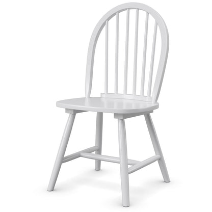 Goflame Wood Dining Chairs, French Country Armless Spindle Back Dining Chairs