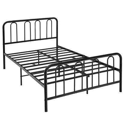 Goflame Full Size Metal Bed Frame, Modern Bed Frame