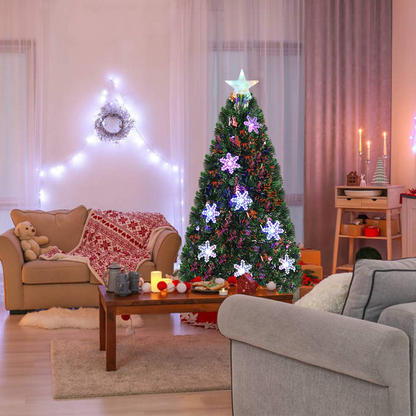 Goflame Pre-Lit Fiber Optic Artificial Christmas Tree - GoflameUS