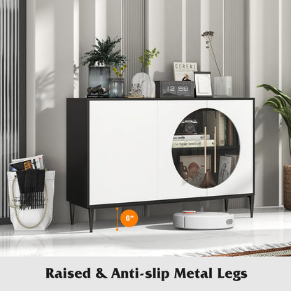 Goflame Large Buffet Cabinet with Storage