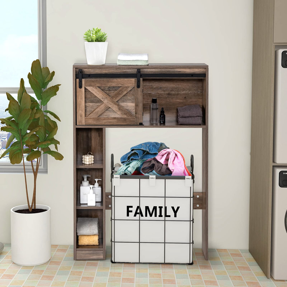 Over The Toilet Storage Cabinet - Goflame