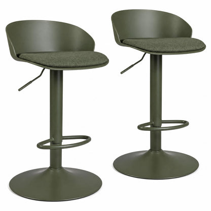GOFLAME Bar Stools Set of 2/4 Adjustable Bar Height Stools