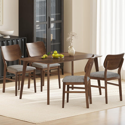 Goflame Wooden Dining Chairs Set