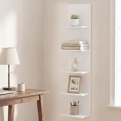 GOFLAME 5-Tier Wall Shelf for Living Room