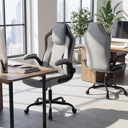 Goflame Ergonomic Computer Office Chair with 90° Flip-up Armrests